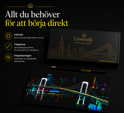 Unwindly™ – Förvandla stress till något vackert